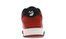 OFF-WHITE Out Of Office OOO Low Tops Black White Red