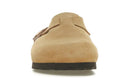 Birkenstock Boston Suede Latte Cream