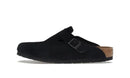 Birkenstock Boston Soft Footbed Suede Black