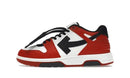 OFF-WHITE Out Of Office OOO Low Tops Black White Red