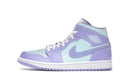 Air Jordan 1 Mid Purple Aqua