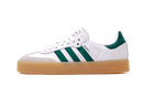 Adidas Sambae White Collegiate Green Gum