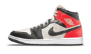 Air Jordan 1 Mid Newsprint Light Orewood Brown