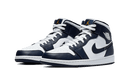 Air Jordan 1 Mid White Metallic  Gold Obsidian