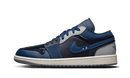 Air Jordan 1 Low SE Craft Obsidian French Blue Ashen Slate White