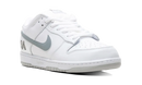 Nike SB Dunk Low Supreme 94 White Metallic Silver