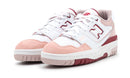 New Balance 550 White Scarlet