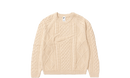 Life Cable Knit Sweater Rattan