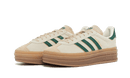 Adidas Gazelle Bold Magic Beige Collegiate Green