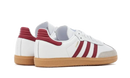 Adidas Samba OG White Burgundy Gum
