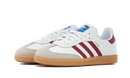 Adidas Samba OG White Burgundy Gum