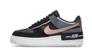 Nike Air Force 1 Low Shadow Black Light Arctic Pink Claystone Red