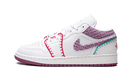 Air Jordan 1 Low White Light Bordeuax