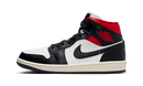Air Jordan 1 Mid Black Gym Red