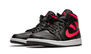 Air Jordan 1 Mid Black Siren Red