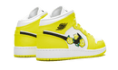 Air Jordan 1 Mid Dynamic Yellow Floral