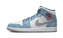 Air Jordan 1 Mid French Blue Fire Red