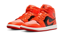 Air Jordan 1 Mid SE Rush Orange Crimson Bliss
