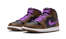 Air Jordan 1 Mid Purple Mocha