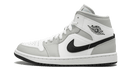 Air Jordan 1 Mid White Light Smoke Grey