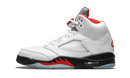 Air Jordan 5 Retro Fire Red Silver Tongue