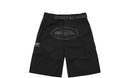 Corteiz Alcatraz Cargo Shorts Triple Black