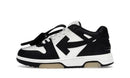 OFF-WHITE Out Of Office OOO Low Tops White Black White