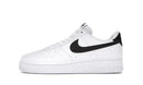Nike Air Force 1 Low '07 White Black Pebbled Leather