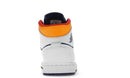 Air Jordan 1 Mid Royal Blue Laser Orange