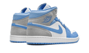 Air Jordan 1 Mid University Blue Grey