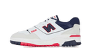 New Balance 550 Premium White Navy Red