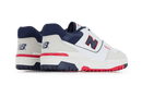 New Balance 550 Premium White Navy Red