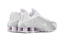 Nike Shox R4 White Metallic Platinum Barely Grape