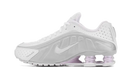 Nike Shox R4 White Metallic Platinum Barely Grape